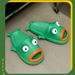 Frog home Slippers Cloud Summer Beach Soft Sandal Slides Kawaii Floor men Platform Flip Flops Non Slip Woman Female Sneaker