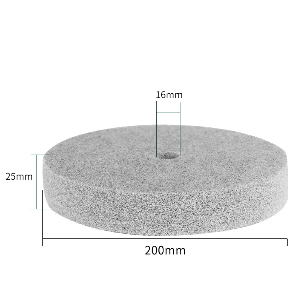200mm Nylon Fiber Polishing Wheel For Yongpin Bench Grinder Abrasive Buffing Accessory Metal Finishing Grinder Tool