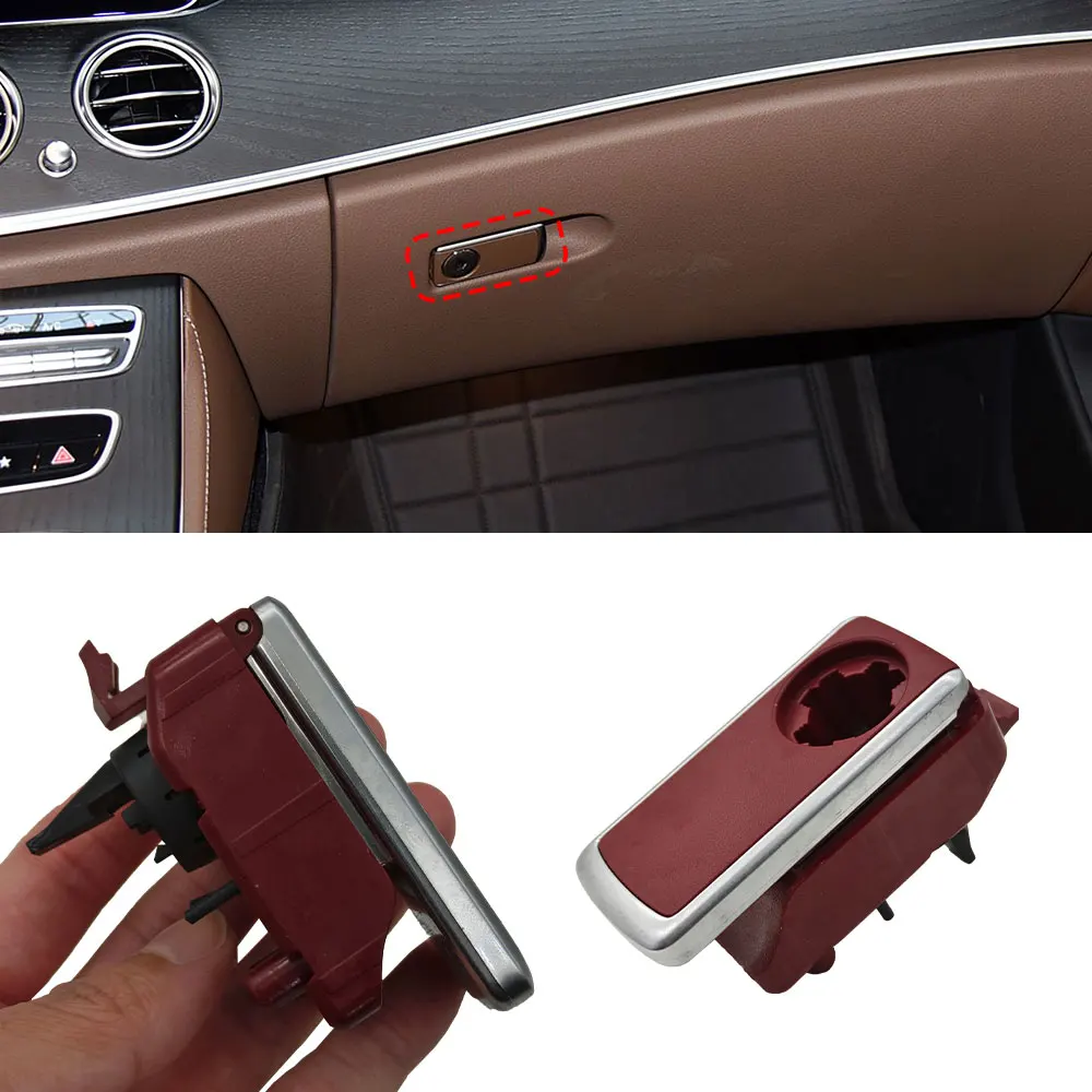 Car Glove Box Handle Lid Lock Toolbox Glove Boxes Cover Switch For Mercedes Benz W213 W257 W238 E CLS Class E200 260 E350 CLS300