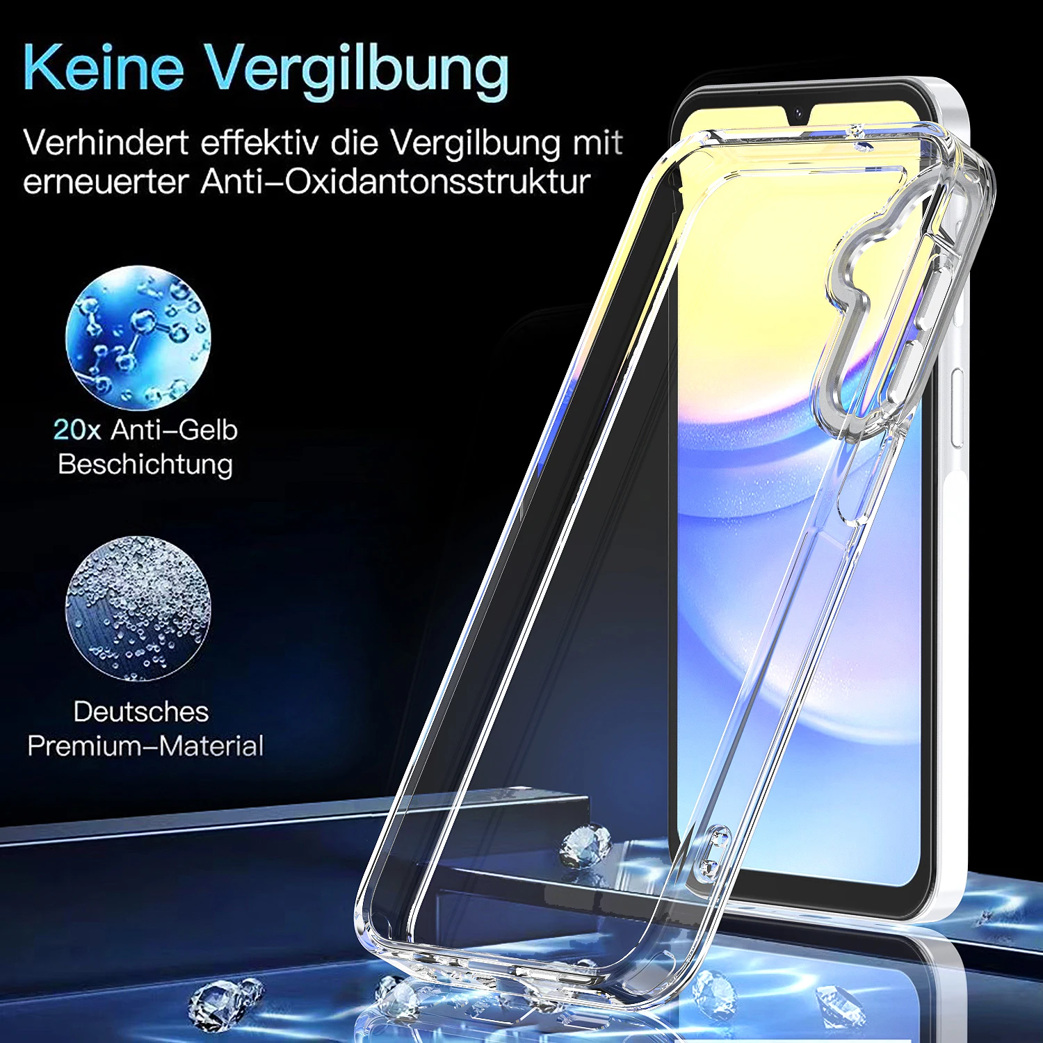 Luxe Schokbestendig Transparant Case voor Samsung Galaxy S25 S24 S23 S22 Ultra Plus S25 Rand S25FE S24FE S23FE S21FE A53 A52 Cover