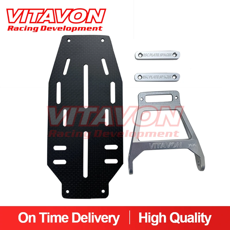 

VITAVON LOSI DBXL E2.0 ESC Plate aluminum +black carbon fiber plate