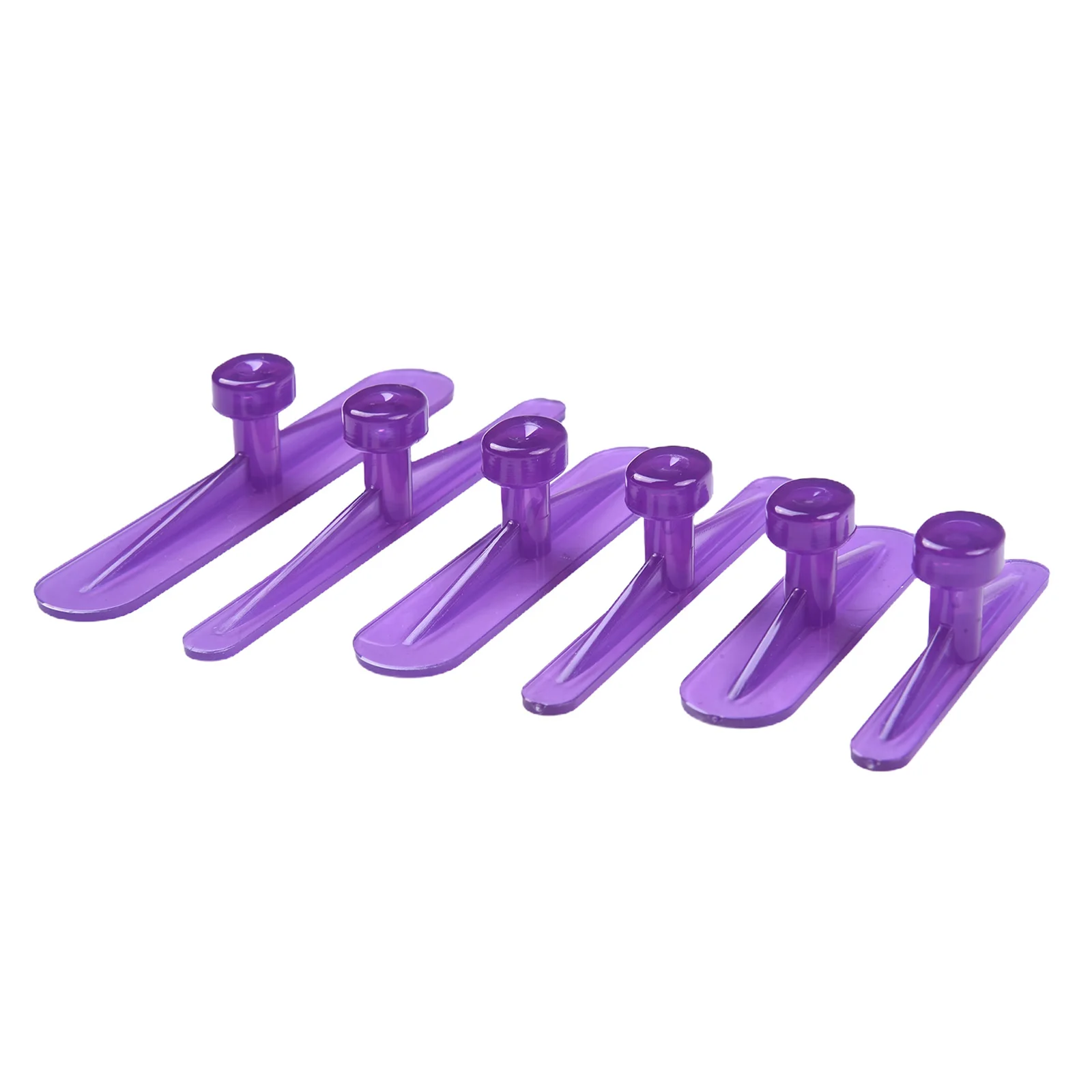 6 Paar Auto leim laschen Dellen entfernungs werkzeuge für eine effektive Dellen reparatur Karosserie kleber laschen Nylon lila Dellen entfernungs werkzeuge Autoteile