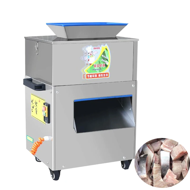 Commercial Small Meat Cutter Chicken Cutting Machine Duck Goose Fish Rabbit Dicing Machine 220V