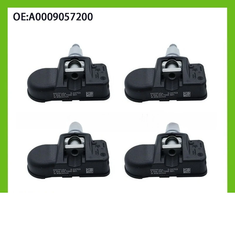 

A0009057200 4pcs Tire Pressure Sensor for Mercedes Benz GLC GLE 2009-2013 MERCEDES-BENZ S-CLASS (W221) 2012-2014 SL (R231)