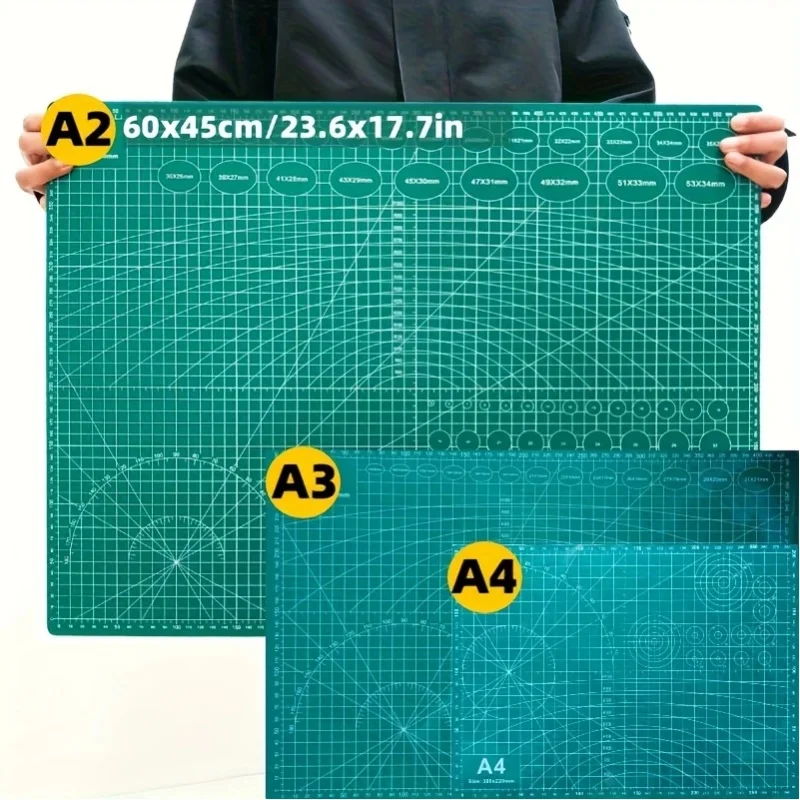 1 Stück A3/A4 Gitter-Schneidematte, Brett für Stoff, Papier, Quilten, Nähen, Basteln
