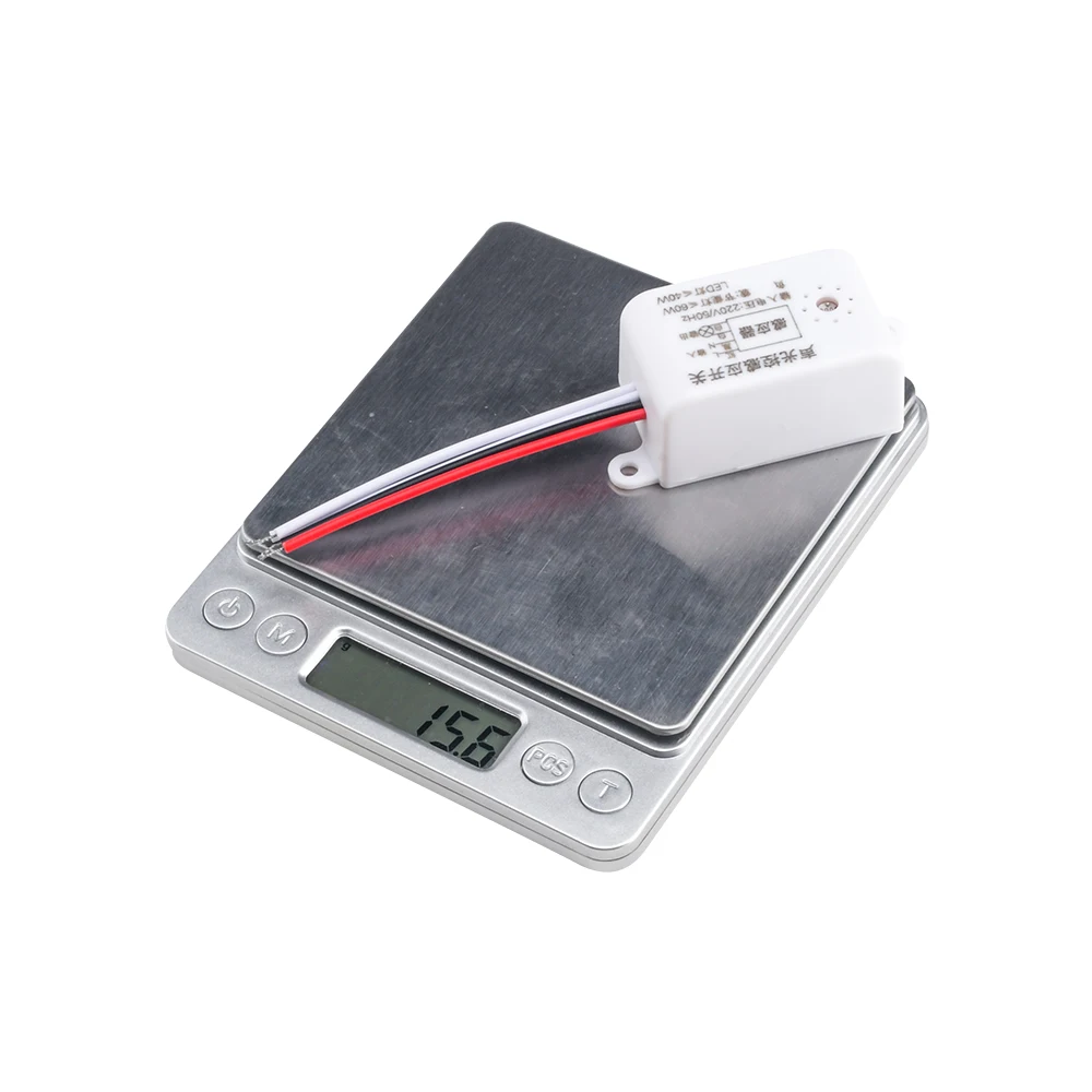 220V 50Hz Sound Voice Sensor Switch Indoor Intelligent Auto On Off Lights Switch Automatic Voice Control Sensor Detector Switch