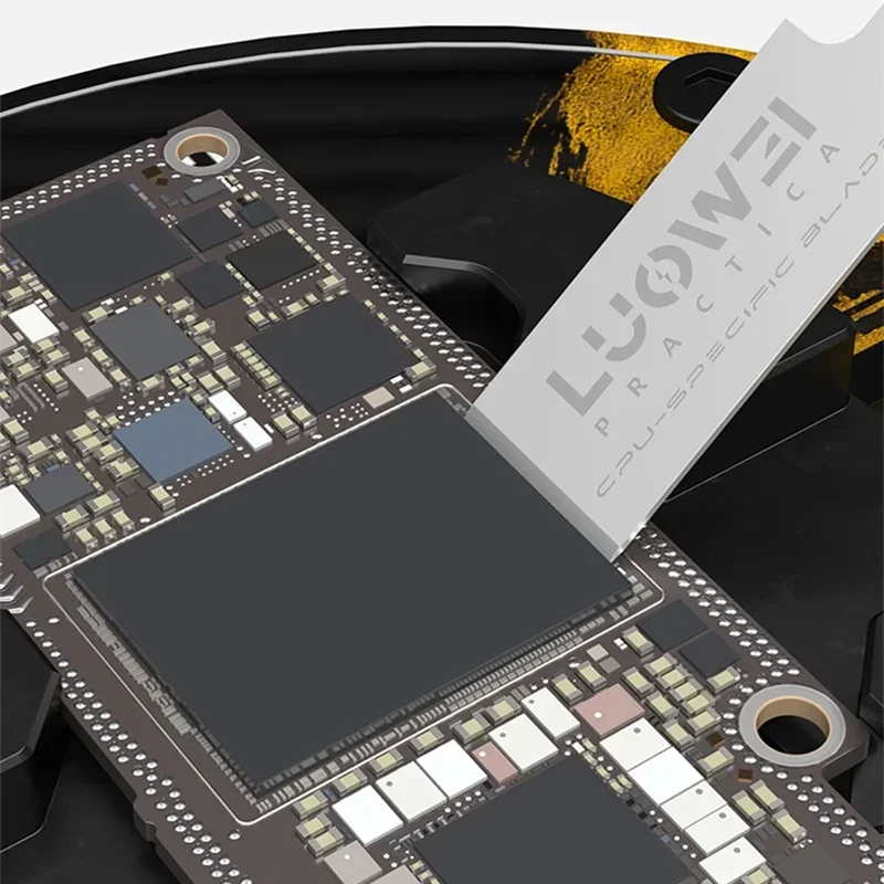 LUOWEI LW-326 10 Pz Multifunzionale CPU IC Lama per Rimozione Colla Set per la Riparazione del Telefono Rimozione Colla Scheda Madre BGA Sgommatura Coltello