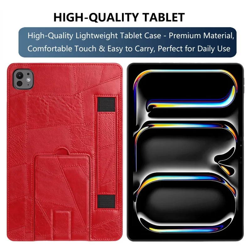 Flip Case for IPad Pro 11 2025 Luxury PU Leather Stand Tablet Case for Ipad Pro 13 2025 Bracket Flip Cover for IPAD Air13 2026