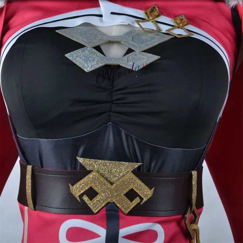 Beidou ชุดเดรสชุดคอสเพลย์ผู้หญิงลายลอร์ดออฟเดอะโอเชียน Bei Dou รองเท้าบูทวิกชุดสาวใช้อนิเมะไซส์ใหญ่พิเศษ