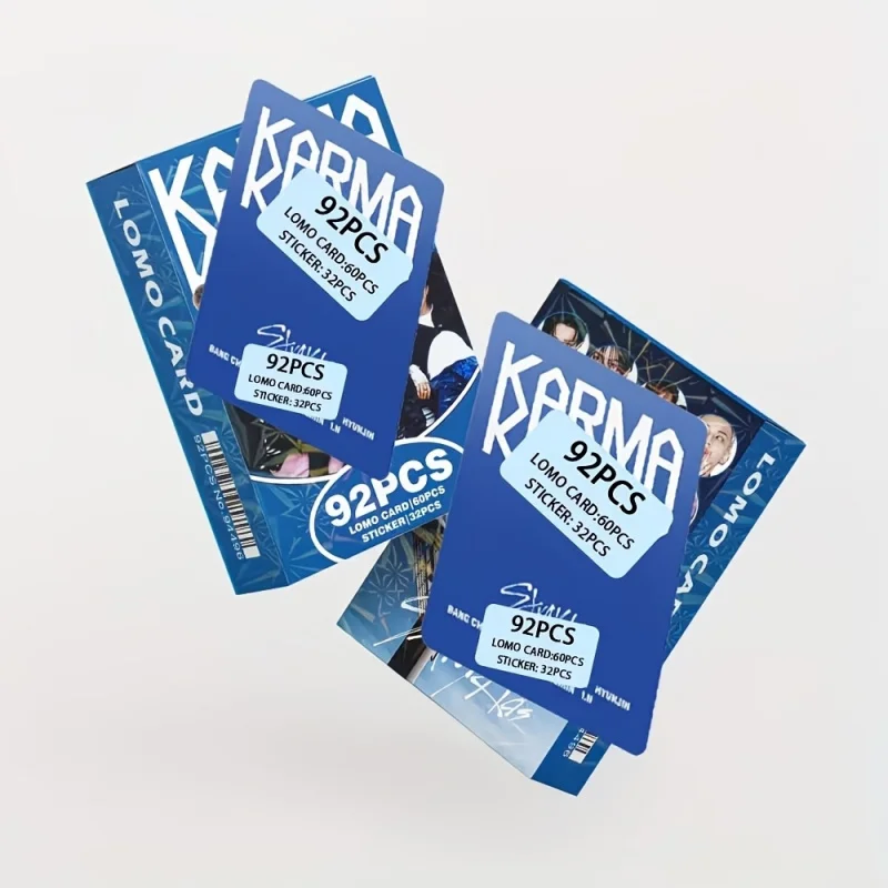 92Pieces SKZ K A/R/M New Album Photo Card Set - 60Photo card + 32Stickers，Collectible Gifts，Diary decoration，LOMOCard，Vivid work