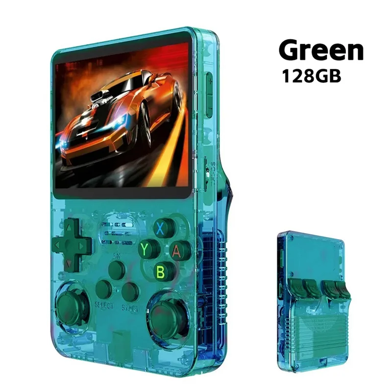 

APPLIA-K36S R36S Retro Game Console 128GB Linux System 3.5 Inch IPS Screen WIFI Portable Pocket Game Player For Kids Gift
