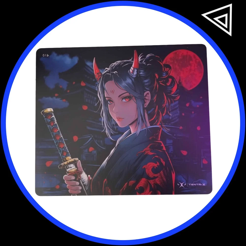 

PAN Esports Oni's Oath Replicated FPS Glass Mousepad Smooth Speed Mouse Pad Covering Primer For APEX Valorant Pc Accessories