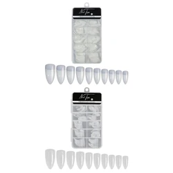 100Pcs Half Cover Tips Claw False Nails Tips Extension Halloween