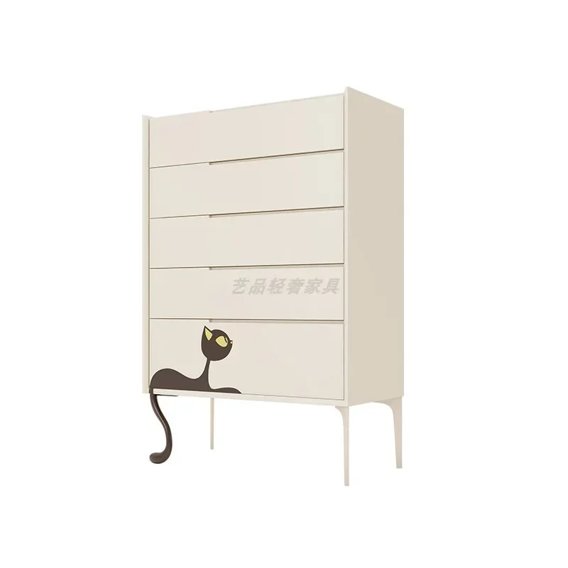

Light Luxury Chest of Drawers Bedroom Modern Minimalist Hallway Storage Curio Cabinet