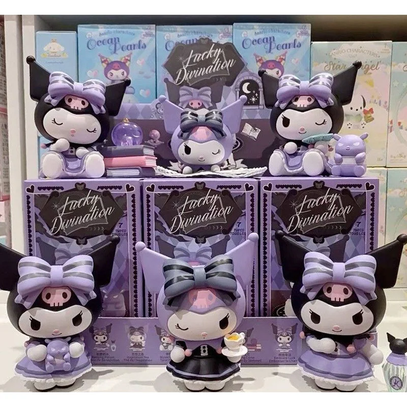 

1/6PCS Kurumi Lucky Series Blind Box Trend Toy Handmade Doll Cute Desktop Ornament