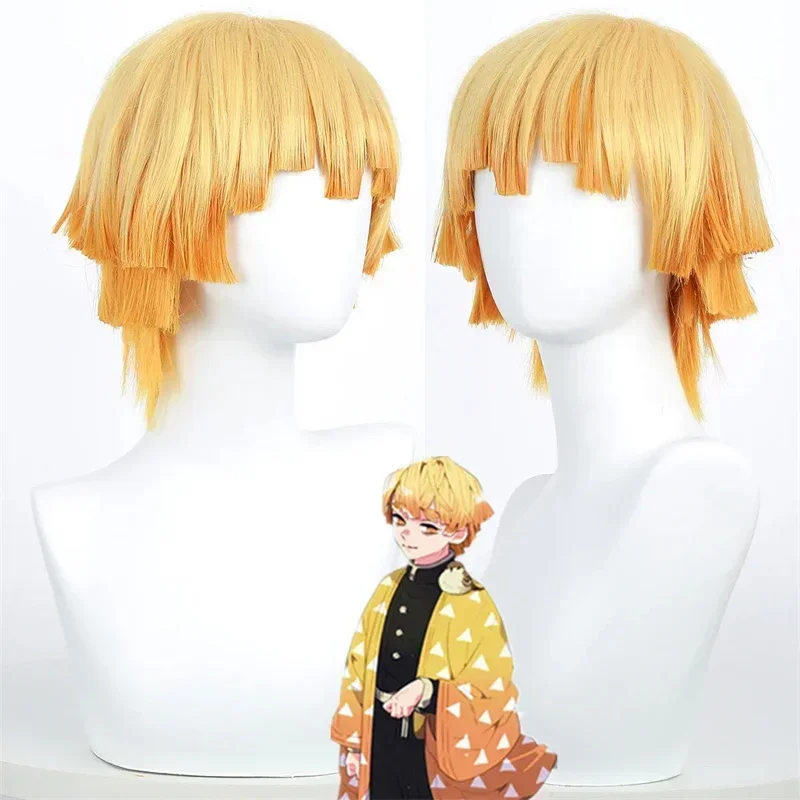 Perruque de cosplay Anime، جودة عالية، Uzui Tengen Kochou Oke، Kamado Nezuko Oke Roji Mitsuri، Rui Hashibira، Inosuke Sabito