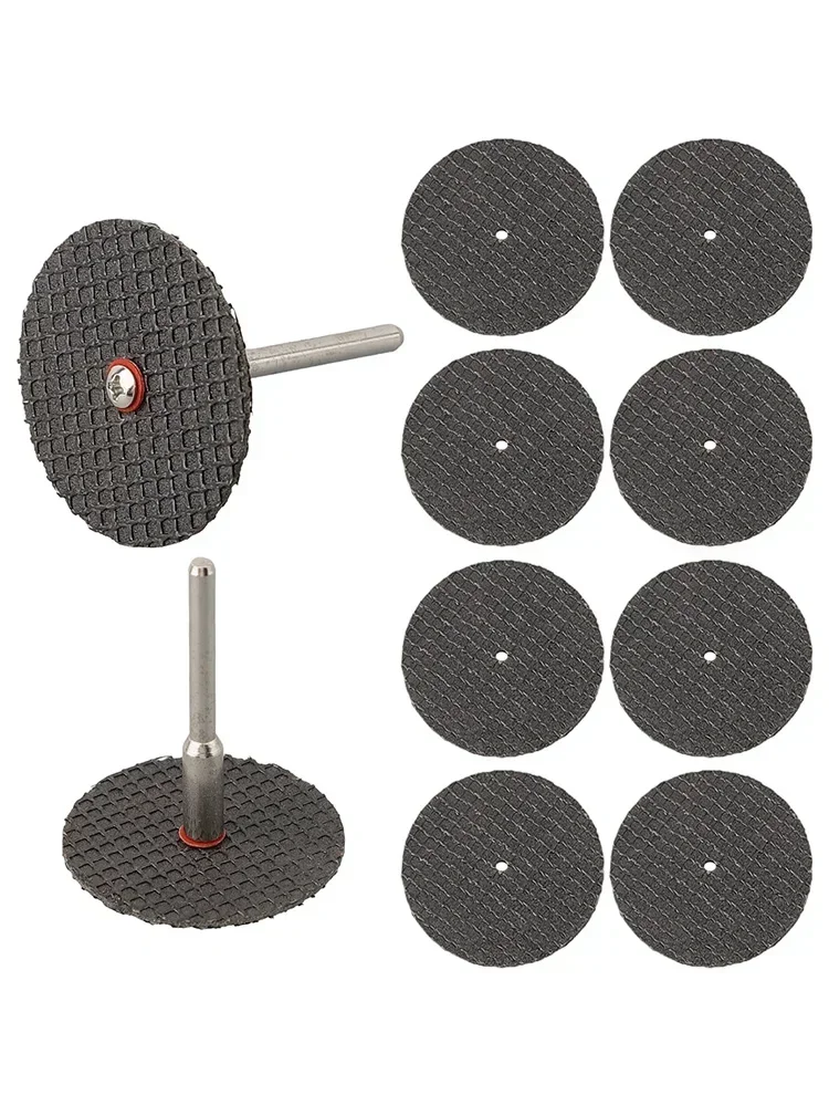 32mm Grinding Wheel Cutting Disc Circular Resin With 3mm Shaft For Angle Grinder Double Mesh Cutting Disc Arbors Power Tools