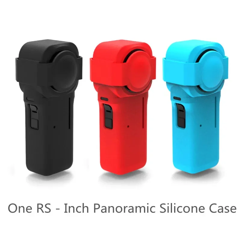 For Insta360 One RS 1-inch Silicone Case Lens Protector Cap Panoramic Camera Cover for Insta360 One RS1-inch 360 Dustproof Cover