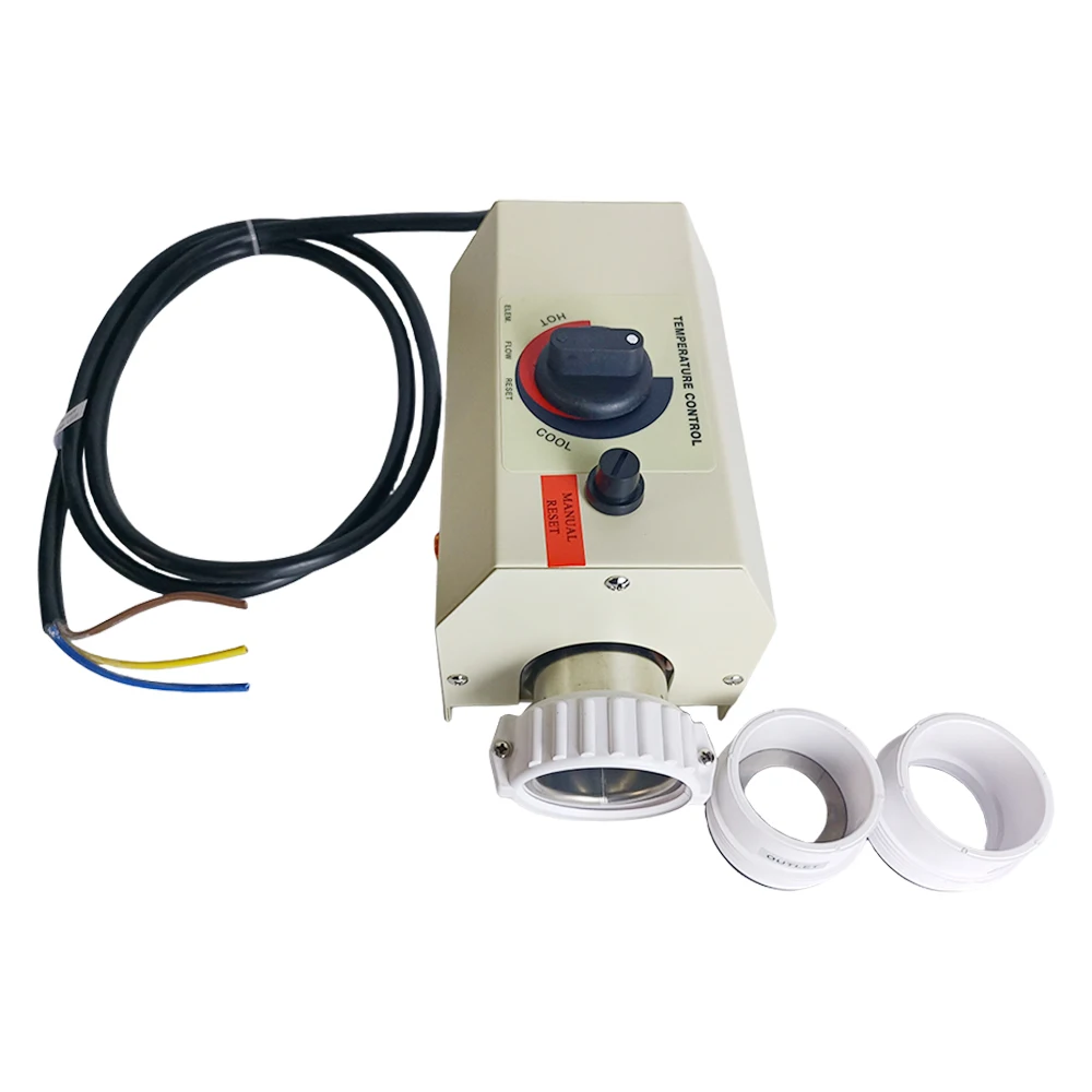3KW Mini Electric Water Heater Thermostat 220V Bathtub SPA Bath For Massage Hot Tub & Jacuzzi Heating Temperature Range 25-550