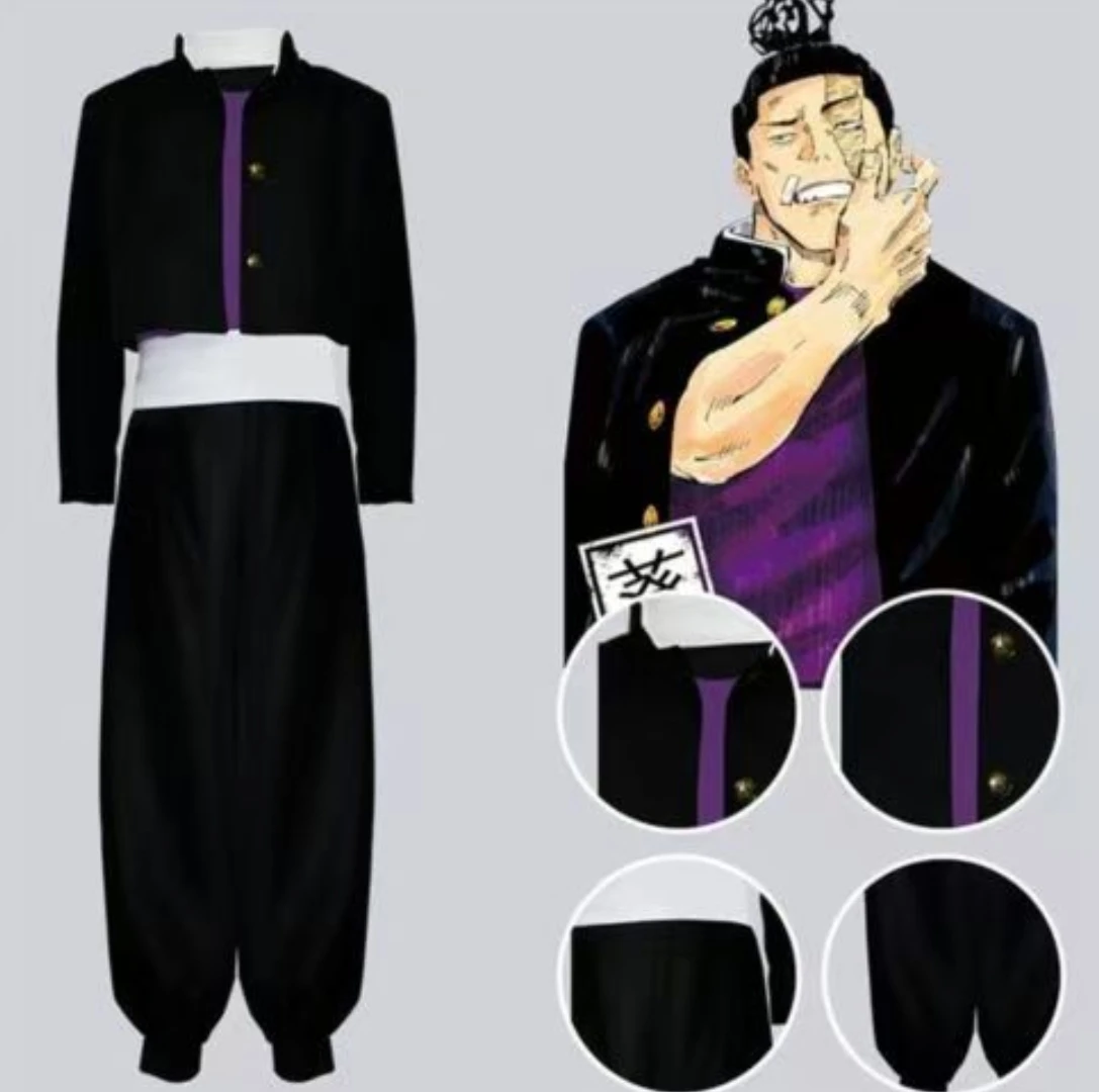 

Anime Inspired Cosplay Outfit Set - Yuji & Aoi Style Performance Costumes wig (Daily Wear Available) wig