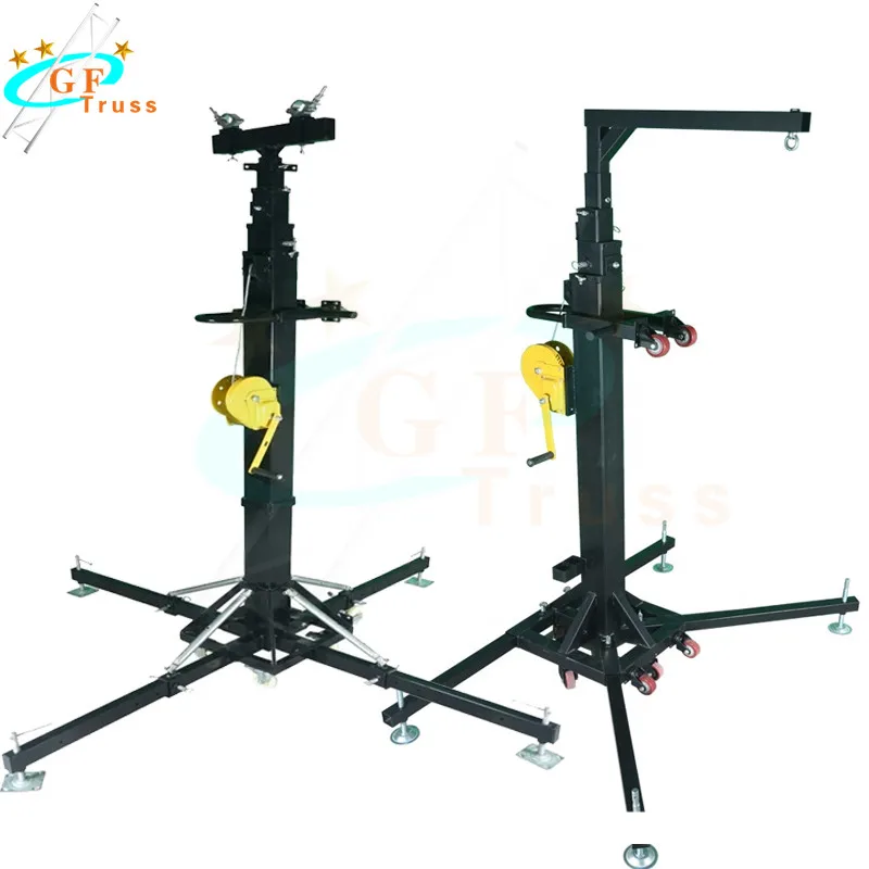 Load-bearing 250KG Heavy Duty Crank Stand Lift Tower with Truss for Lights and Speakers