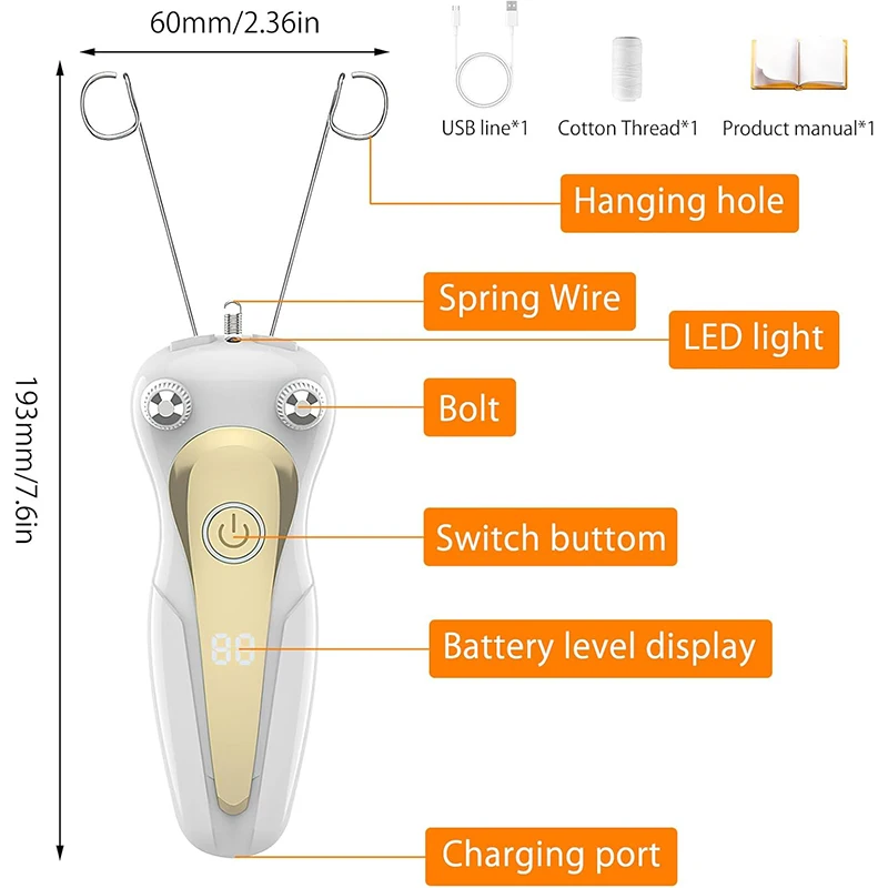 Mini USB Hair Remover 6