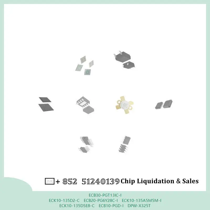 chip Integrated circuit chip MCU chip ECB30-PGT13IC-I ECK10-135D2-C ECB20-PG6Y28C-I ECK10-135A5M5M-I ECK10-135D5E8-C ECB10-PGD-I