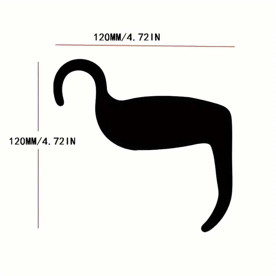 Make-up-Konturschablone – perfekter Augenbrauenformer und Eyeliner-Anleitung, langlebiges Beauty-Tool aus Kunststoff für makelloses Gesicht