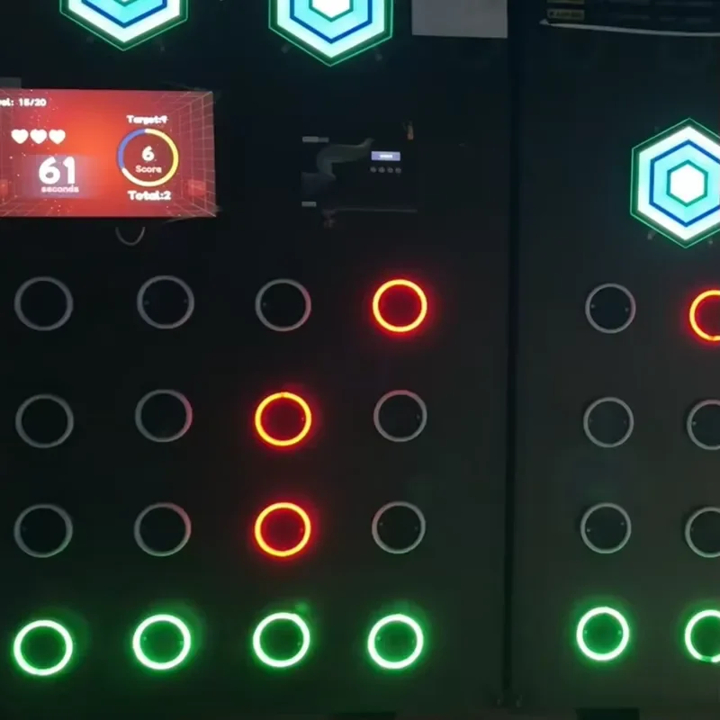 Interactive Tag Game Buttons Challenge Activation Party Game Room Versus Mode Competition