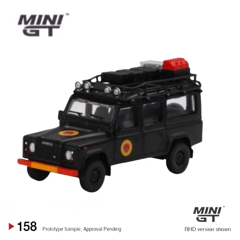 1:64,110 Indonesia Land Rover Defender Alloy die cast car model, boys' holiday gift, children's collection room decoration.