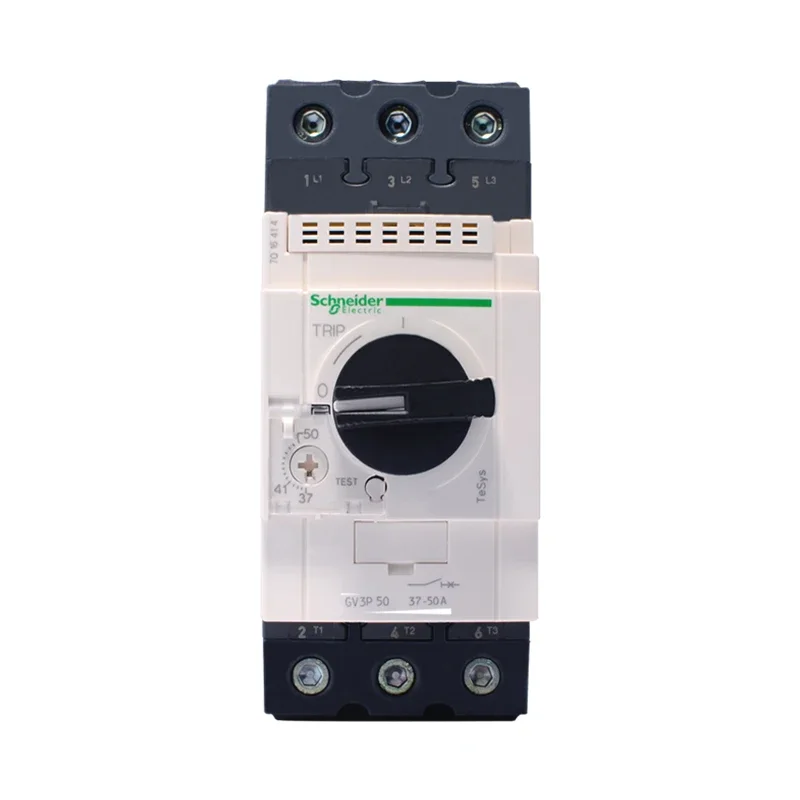 Schneider Electric Motor Circuit Breaker GV3P50 Three-pole Motor Protection Switching Current 30~ 80A Knob Control GV3P40-80A