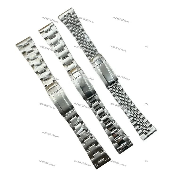 22mm20mm Strap Modified Safety Watch Buckle Universal Stainless Steel Strap Applicable Size Flat Mouth Solid Steel Strap