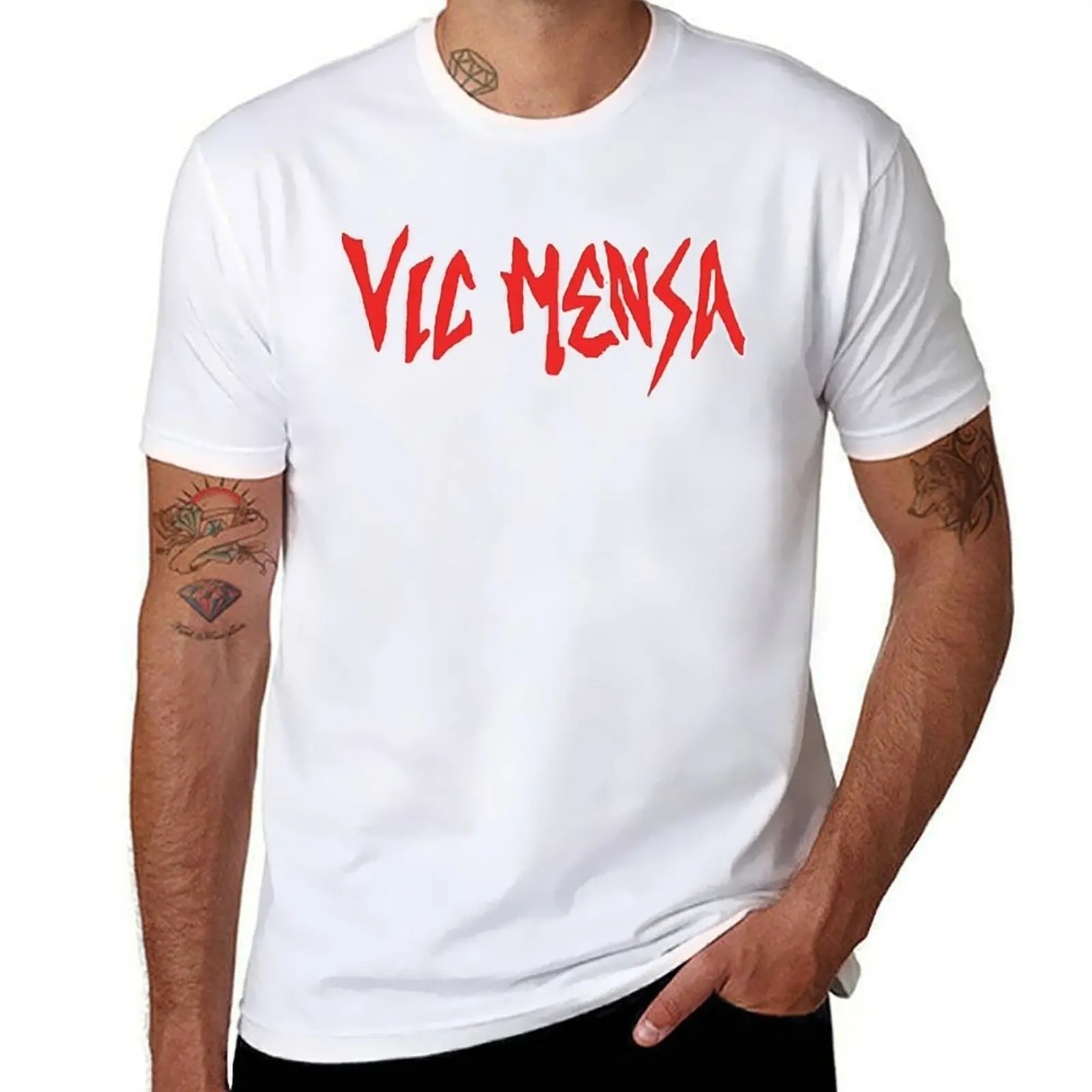 

Vic Mensa Raps reader T-Shirt man t shirt designer man t shirt cotton high quality T-Shirt