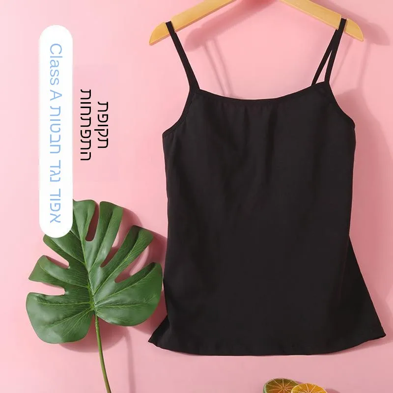 Tight Fitting Women's Tank Top Outerwear Cross-Border New Style Short Length  Color European Style PU Material