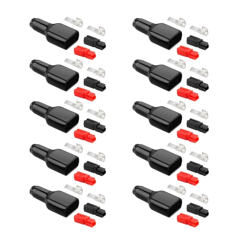 12Pcs 30amp Heavy Load Electrical Connectors Quick Attaches Detaches Designs Power Link Connectors for Multiple Applications