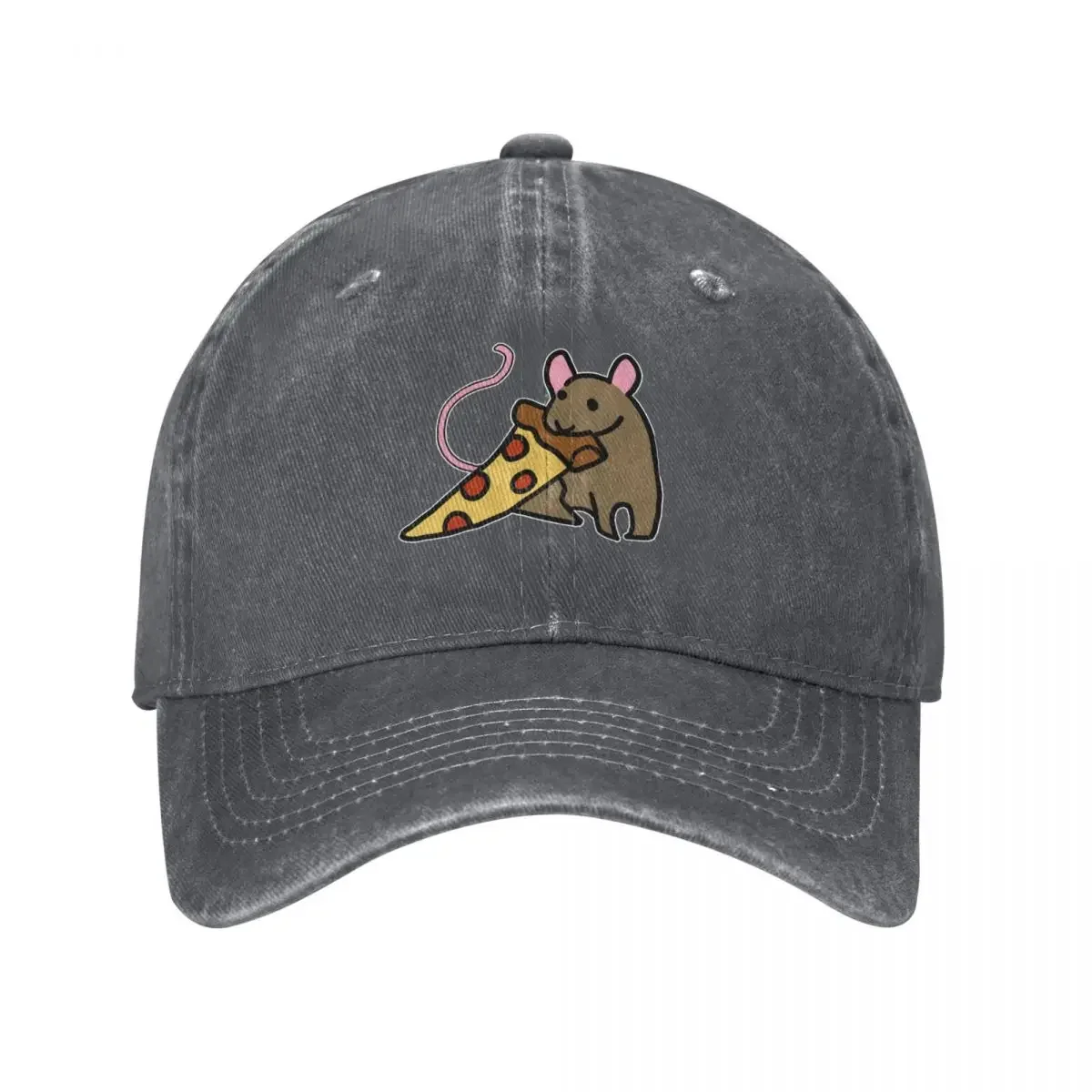 

Pizza Rat Baseball Cap Trucker Cap tea Hat For Men Women's