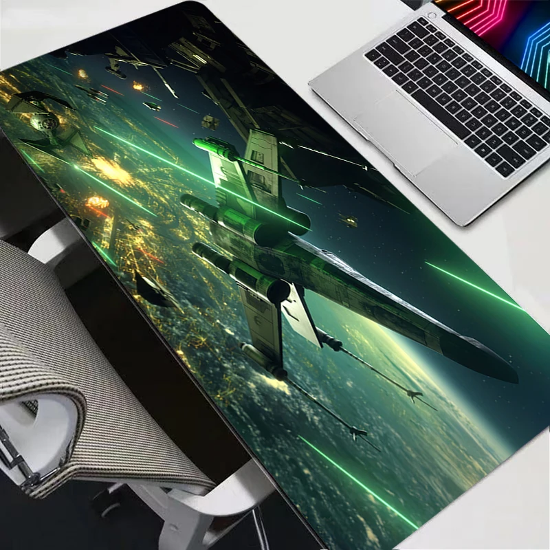 fighter plane Mausepad XL Desk Mat Gaming Mat Pad on The Table Office Gamer Accessories Keyboard Mats Mouse Pad Mouse Carpet
