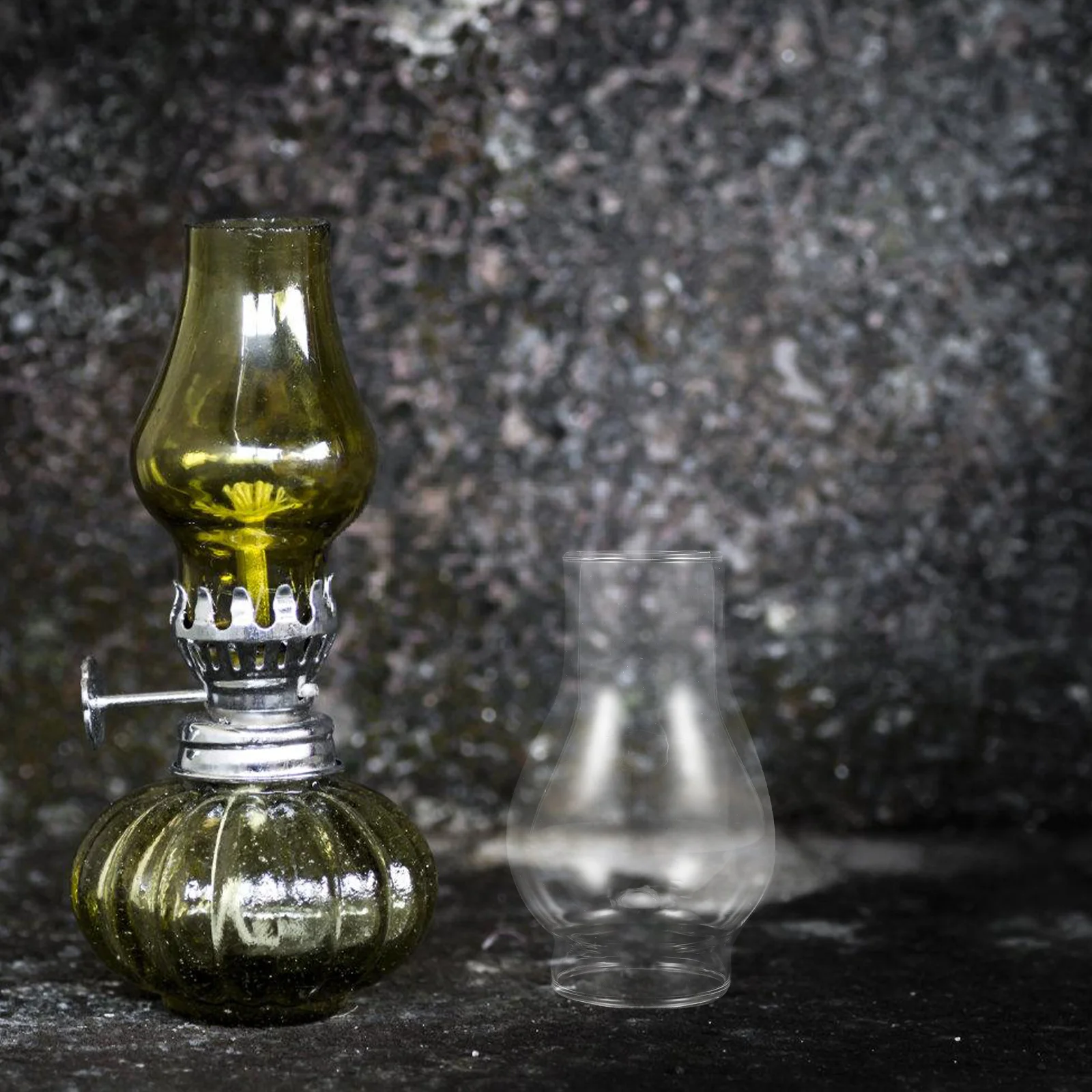 

Винтажная стеклянная масляная лампа, замена дымохода, матовый ураган, глобус, классический ретро светильник, декор, лампа из матового стекла