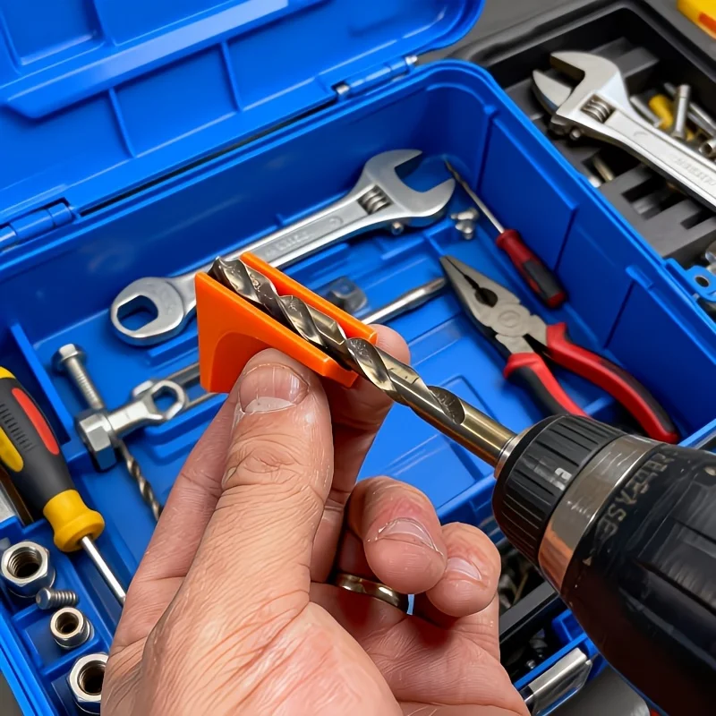 

Набор из 3 направляющих для дрели, вертикальный квадратный позиционирующий инструмент, конструкция с V-образным пазом, более износостойкий и долговечный, чем круглые направляющие.