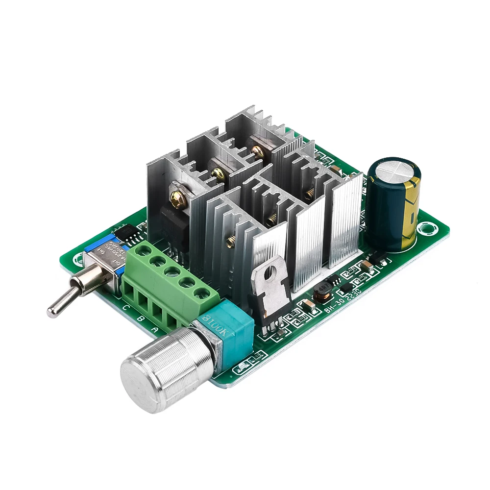 5A BLDC Three-Phase Sensorless Brushless Motor Speed Controller Fan Drive DC 5-36V 12V 24V Power Supply Accessories