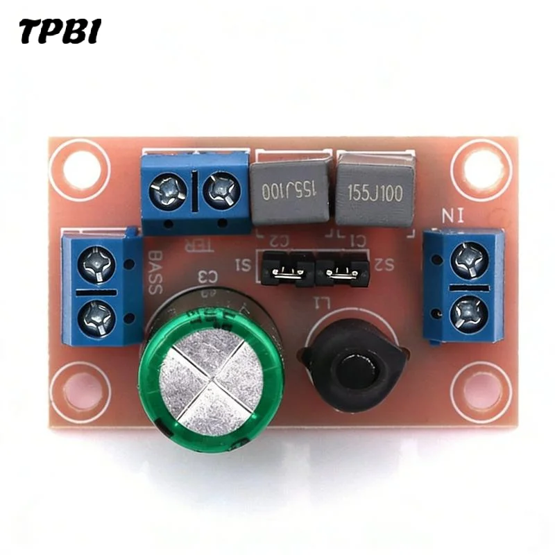 HIFI Audio Crossover Adjustable Two Way Speaker High Low Frequency Divider Module for Home and Car Use