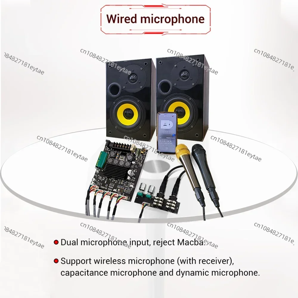 ZK-AM100F Bluetooth Audio Power Amplifier Board 2.1 channel Amplifiers ZK-AM100F 50+50+100W