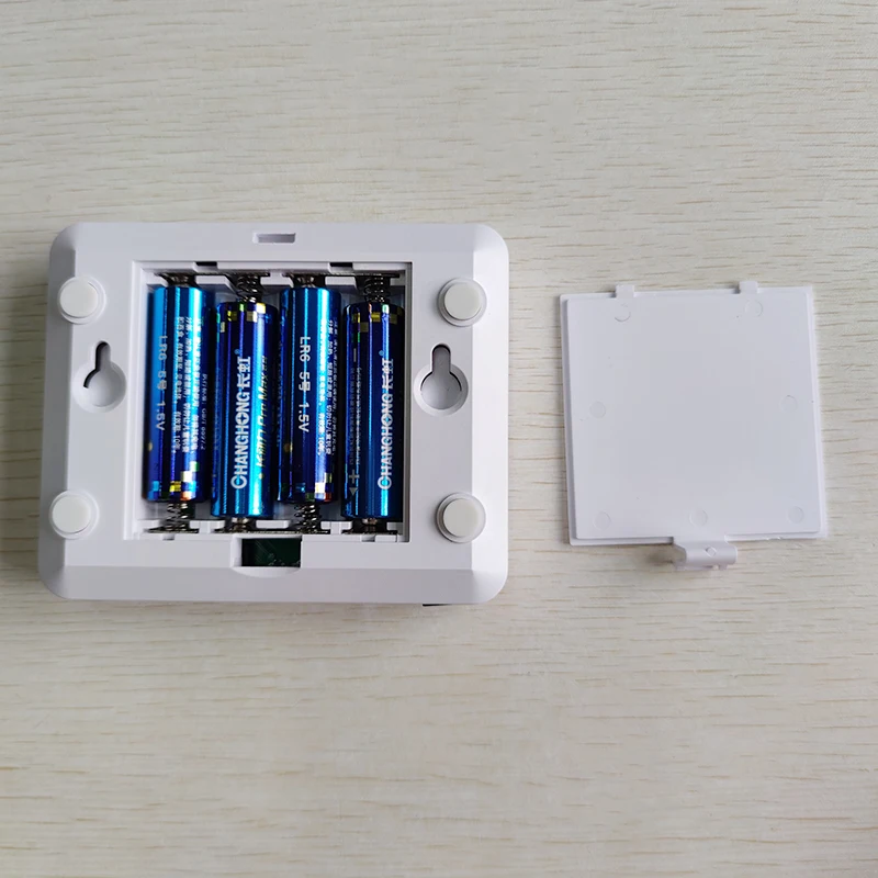 Sistema de alarma con detector de fugas de agua para el hogar con pilas y sensores de inmersión sensibles de 6 metros