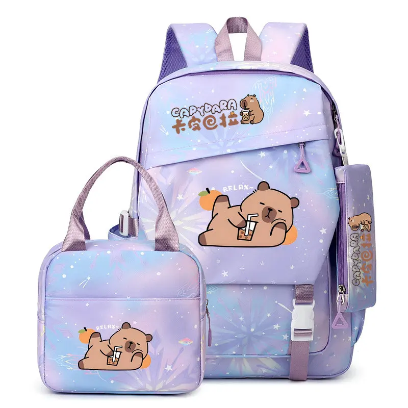 conjunto-de-3-pecas-estojo-de-lapis-e-mochila-escolar-de-grande-capacidade-com-desenho-de-capivara-fofa-leve-e-casual-para-estudantes