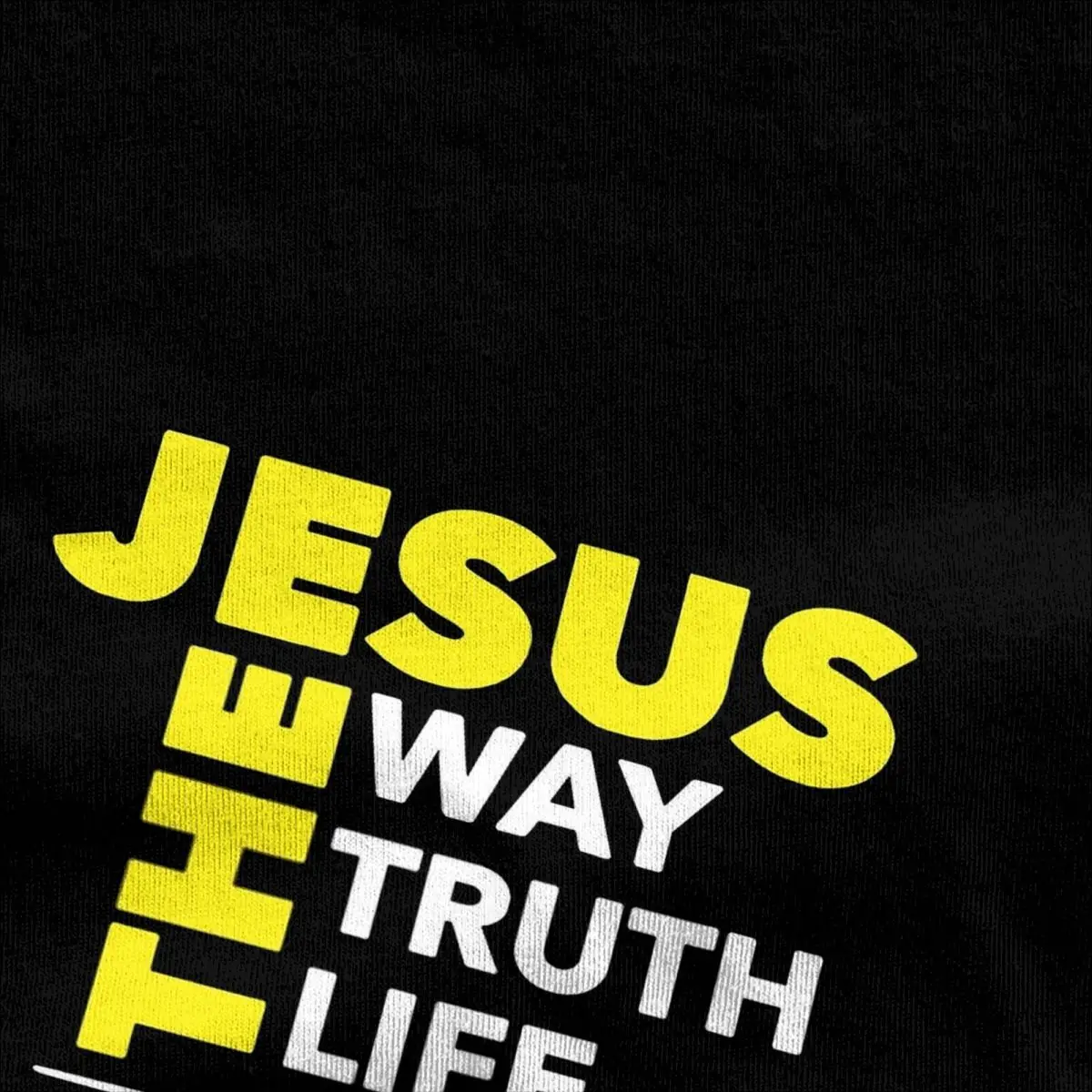 Jesus T-Shirt Man The Way The truth The Life Y2K Cotton T Shirts Beach O Neck Harajuku Tee Shirt Hot Sale Plus Size Clothes