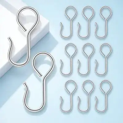 

50 шт. крючков для автомобильных чехлов на сиденья, прочные металлические крючки для крепления чехлов на сиденья, легкие, S-образной формы, аксессуары для интерьера автомобиля