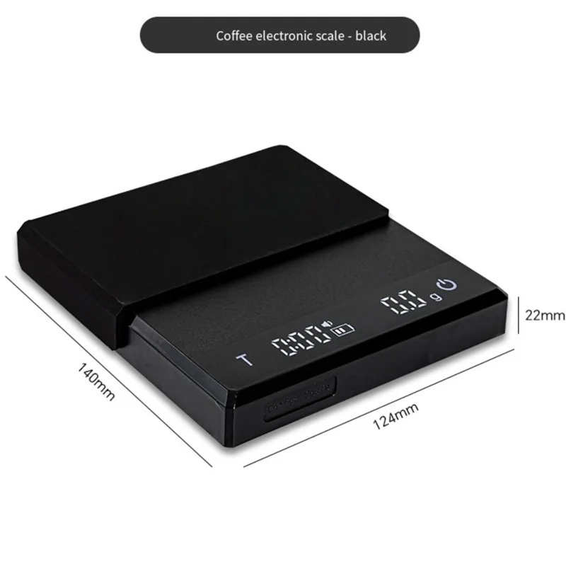 ABMR-Coffee Scale 0.1G Precisi - Scale Drip Timer ulasan dan harga