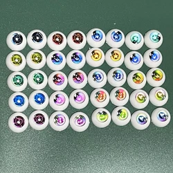 2 Pairs Eyeball 12mm/14mm Cartoon Eyeball DIY Toy Eye Plush Animal Eye Accessories Doll Eyeball 1/6 BJD Eyes
