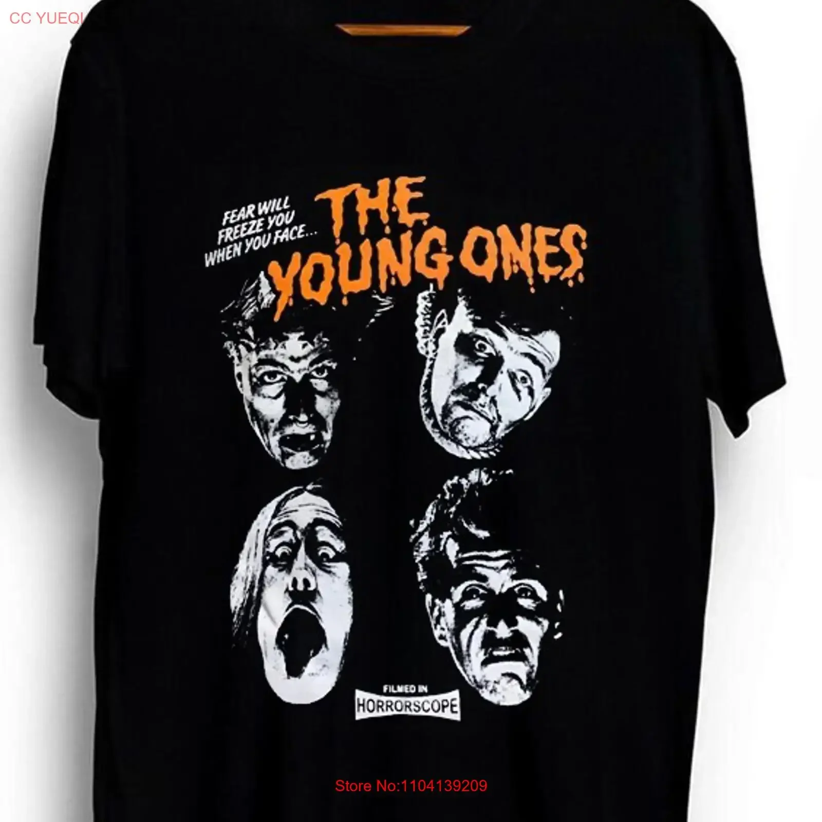 The Young Ones Fear T Shirt Vivian Mike rock band vintage Washed Stretched Stylish Comfortable Breathable designer clothes
