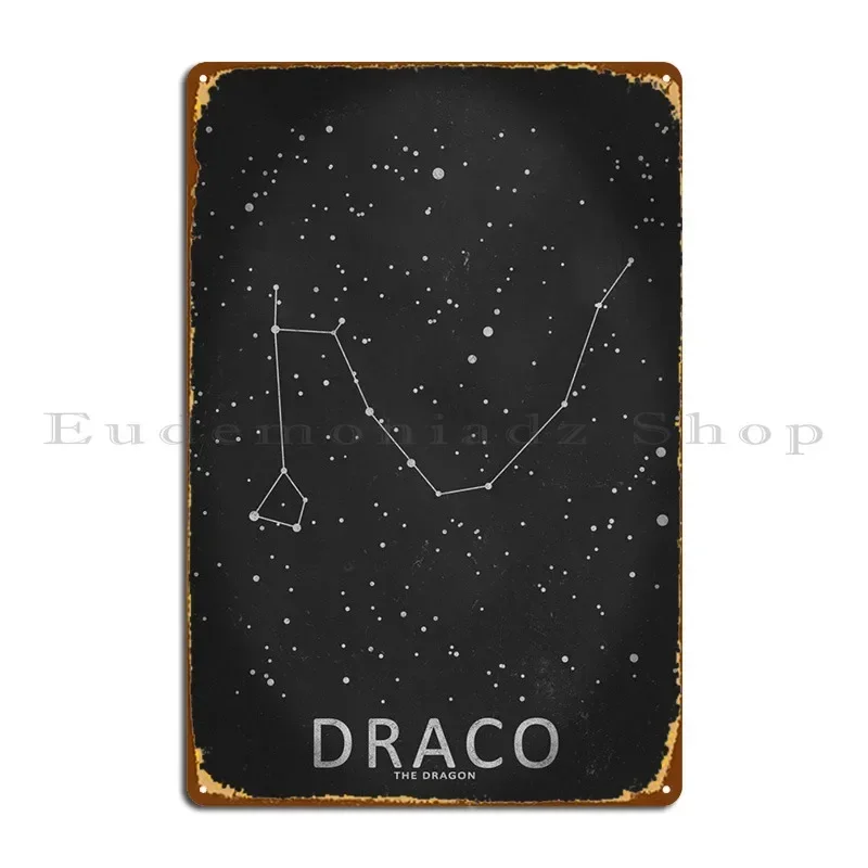 Draco Constellation Metal Plaque Plaques Customize Create Wall Decor Personalized Tin Sign Poster